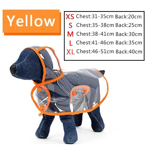 Manteau de pluie  imperméable pour petit chien -- Small Dog waterproof Raincoat