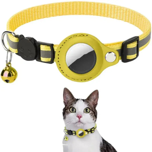 Collier pour chat en nylon réfléchissant Anti-Perte -- Reflective Nylon Cat Collar Anti-Lost